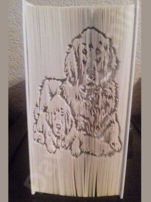 Mum and Pup Cut & Fold Book Folding Pattern