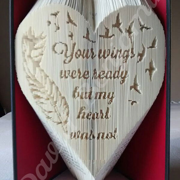 Your Wings Were Ready Combi Cut and Fold Book Folding Pattern